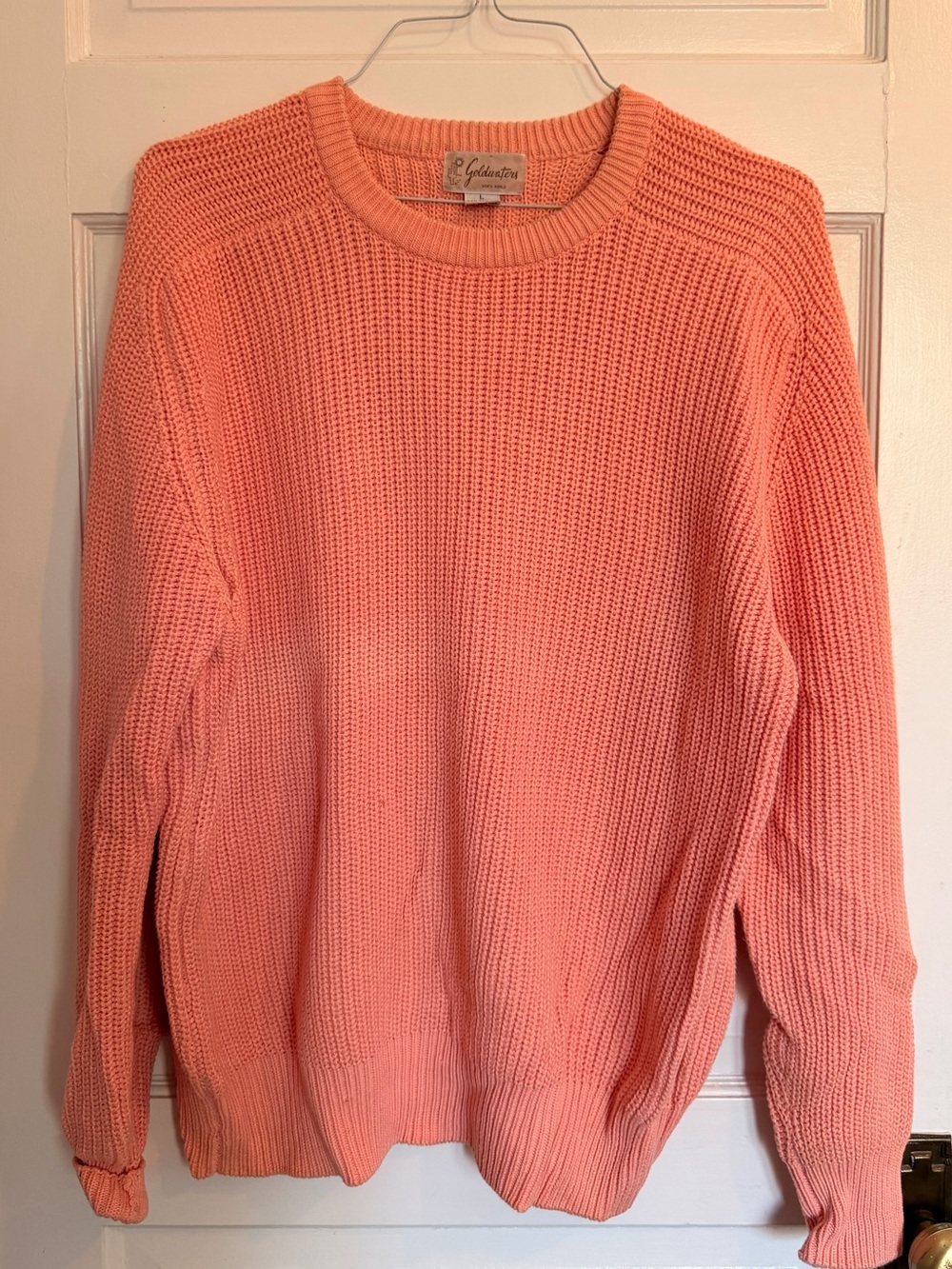 Vintage Goldwater Men's Crewneck Sweater - Coral Pink